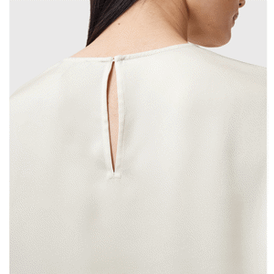 AllSaints Amelie Satin Relaxed Fit T-Shirt